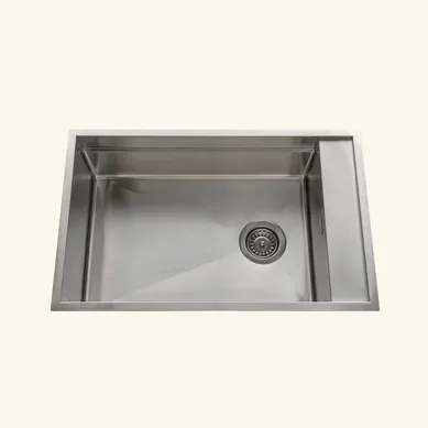 évier Sous Plan Inox Lisse Luisina Rimtica 1 Très Grand Bac 1 Petit égouttoir - Passoire Incluse