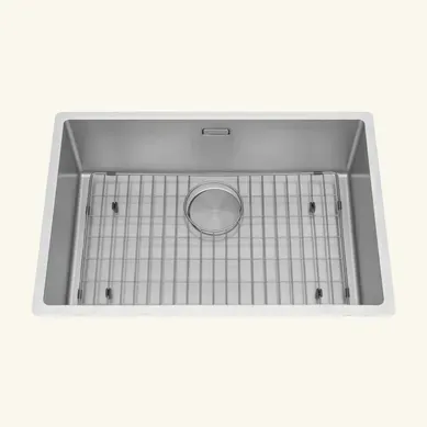 évier Sous-plan Inox Gris Perle Legato 1 Bac 660x440 - Grille Et Cache Bonde Inclus