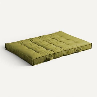 Coussin Pour Palette Matelassé Vert 120 X 80cm Cuzco