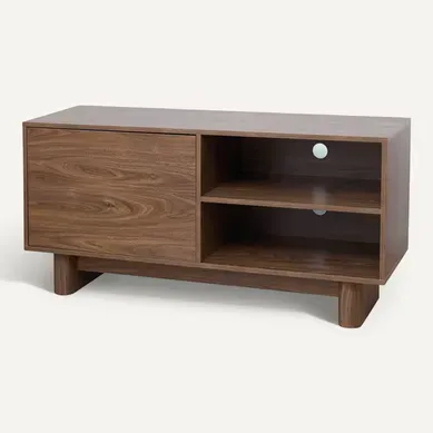 Meuble TV 120 Cm Scandinave Bois Foncé Bowy Meuble TV 120 Cm Scandinave Bois Foncé Bowy