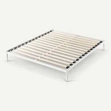 Sommier Métallique 160x200 Style Industriel Noir - Cadre à Lattes Larges - Design Style Urbain Sommier Métallique 160x200 Style Industriel Noir - Cadre à Lattes Larges - Design Style Urbain