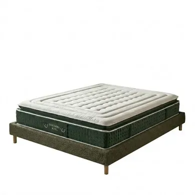 Ensemble Lit Déco Vert Et Matelas Hôtelier émeraude 200x200 - Tissu Bouclette Et Mémoire De Forme Ensemble Lit Déco Vert Et Matelas Hôtelier émeraude 200x200 - Tissu Bouclette Et Mémoire De Forme