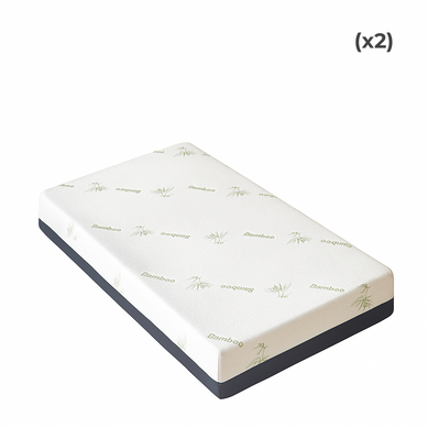 Matelas 2x80x200 Cm Mémoire De Forme Et Housse Bambou - Matelas Original Déhoussable Matelas 2x80x200 Cm Mémoire De Forme Et Housse Bambou - Matelas Original Déhoussable