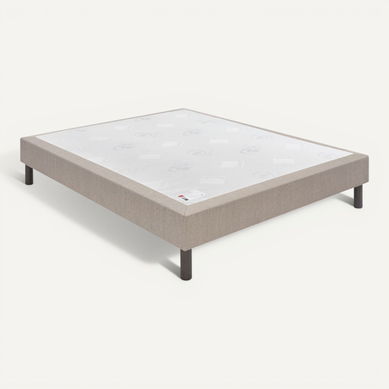 Sommier Confort Médium Nature Chiné Naturel 140x190