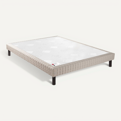 Sommier Confort Ferme Nature Jean Gris Foncé 140x190