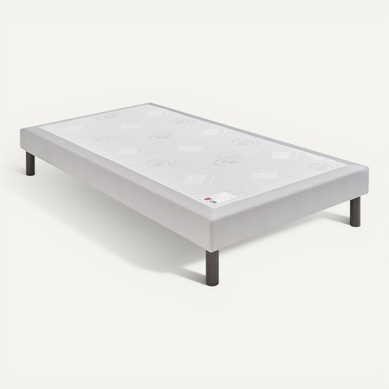 Sommier Confort Ferme Nature Gris Souris 120x190