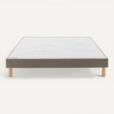Sommier Déco Tapissier Vigoroso Moka 160x190 Sommier Déco Tapissier Vigoroso Moka 160x190