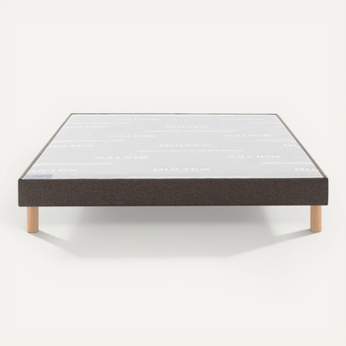 Sommier Déco Tapissier Vigoroso Marron 160x190 Sommier Déco Tapissier Vigoroso Marron 160x190