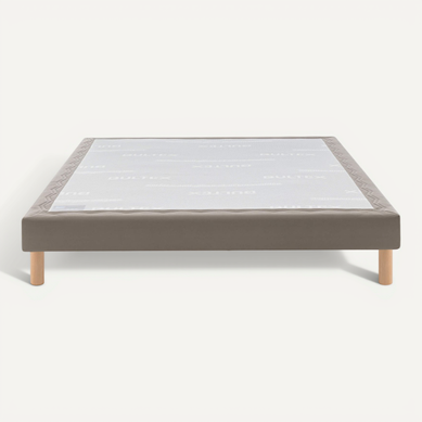 Sommier Déco Tapissier Mediano Moka 160x190 Sommier Déco Tapissier Mediano Moka 160x190