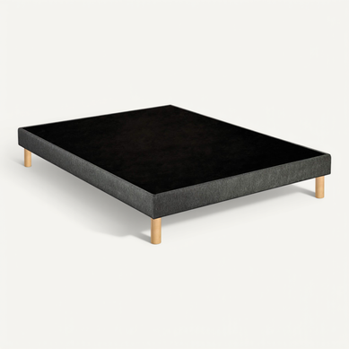 Sommier Déco Tapissier Unic Gris 120x190