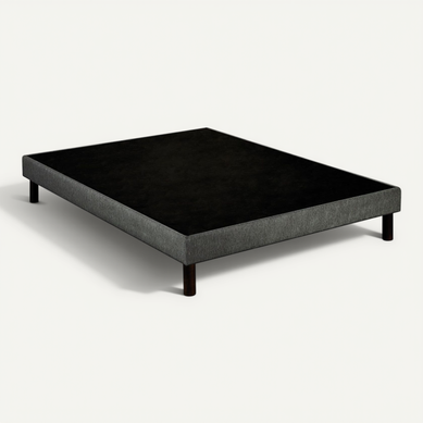 Sommier Déco Tapissier Unic Gris 120x190