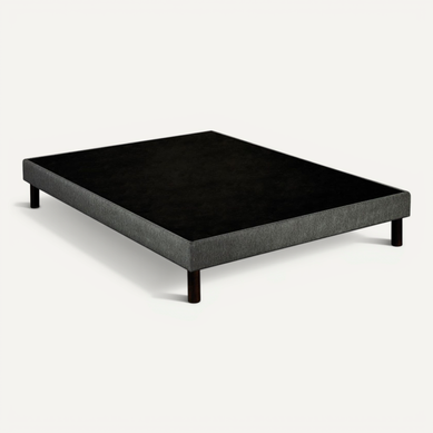 Sommier Déco Tapissier Unic Gris 80x190