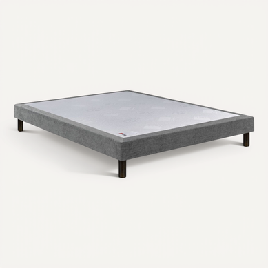 Sommier Confort Ferme Nature Chenillé Gris 120x190