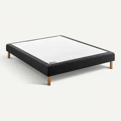 Sommier gris 140x190 cm BULTEX MOELLEUX Sommier gris 140x190 cm BULTEX MOELLEUX vue 3/4