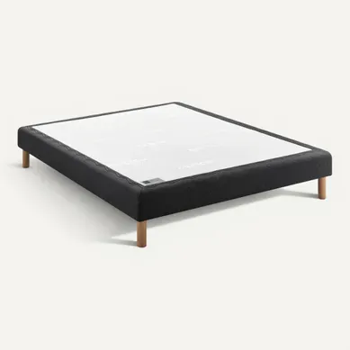 Sommier gris 160x200 cm BULTEX MOELLEUX Sommier gris 160x200 cm BULTEX MOELLEUX vue 3/4