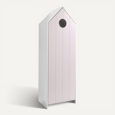 Havre - Armoire Cabane De Plage Rose 1 Porte