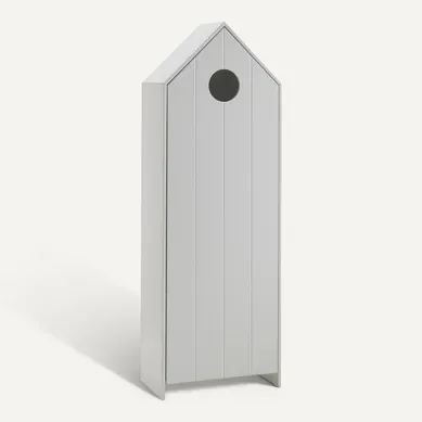 Havre - Armoire Cabane De Plage Blanche 1 Porte