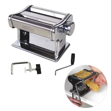 Machine à Pâtes En Inox Laminoir Manuel - Napoli Machine à Pâtes En Inox Laminoir Manuel - Napoli