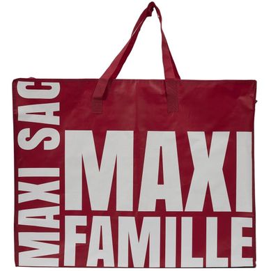 Sac XXL Rouge Multiusages Avec Message En Polypropylène (70 X 53 Cm) - Totemax