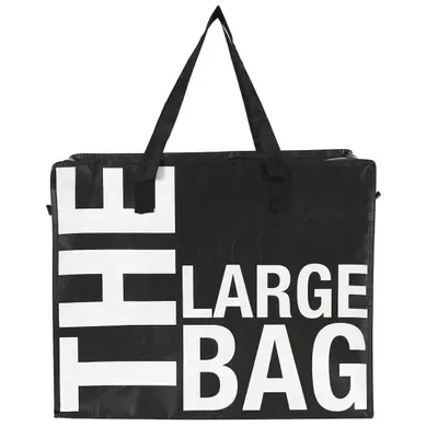 Sac L Noir Multiusages Avec Message En Polypropylène (55 X 55 Cm) - Totemax
