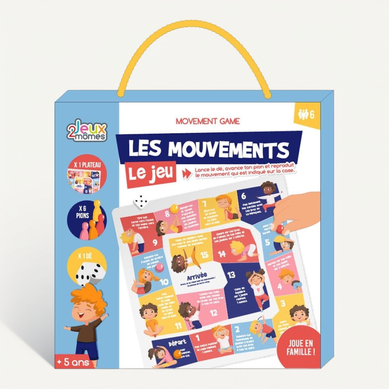 Jeu De Motricité "reproduire Les Mouvements" En Carton
