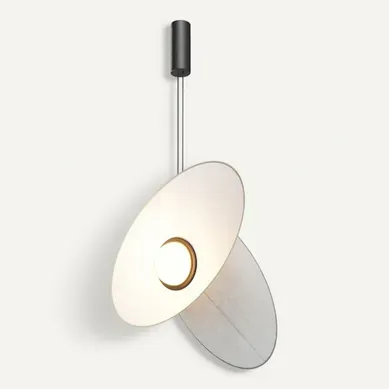 Suspension Design LED – Abat-jour Diabolo Blanc Juno Suspension Design LED – Abat-jour Diabolo Blanc Juno