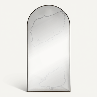 Miroir Arche Avec Cadre Noir 90x180 Cm Seoul