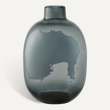 Vase En Verre Fumé Noir Design Vase En Verre Fumé Noir Design