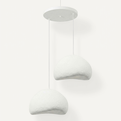 Suspension De Table Blanche Design 2 Abat-jour 94 Cm Noxis Suspension De Table Blanche Design 2 Abat-jour 94 Cm Noxis