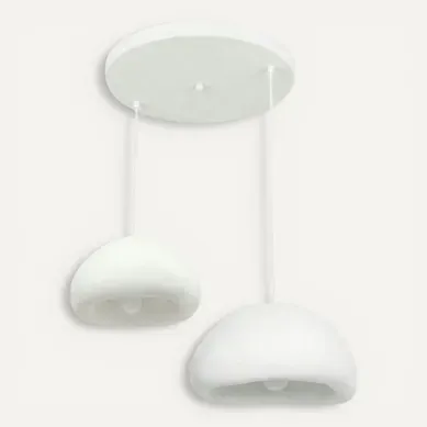 Suspension Blanche Design Wabi-sabi 2 Abat-jour Noxis Suspension Blanche Design Wabi-sabi 2 Abat-jour Noxis