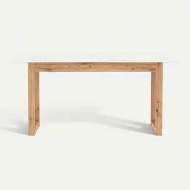 Table À Manger Extensible Campagne Chic 160-200 Cm Alva