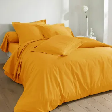Taie Traversin 43x185 Jaune Curcuma En Coton Taie Traversin 43x185 Jaune Curcuma En Coton