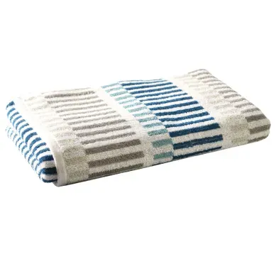 Drap De Bain 100x150 Bleu En Coton 500 G/m² Drap De Bain 100x150 Bleu En Coton 500 G/m²