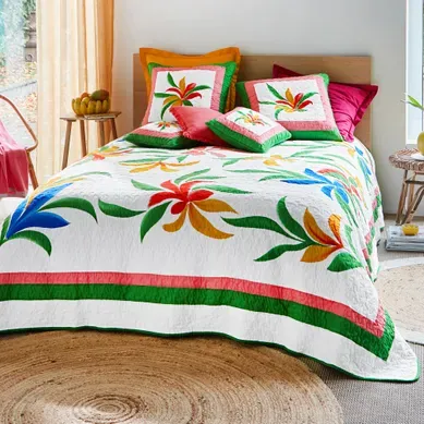Plaid 150x150 Multicolore En Coton 250 G/m² Plaid 150x150 Multicolore En Coton 250 G/m²