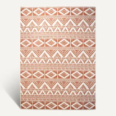 Tapis Extérieur, Kilim Reversible 120x170 Lyn2 Bg Reversible Rouge