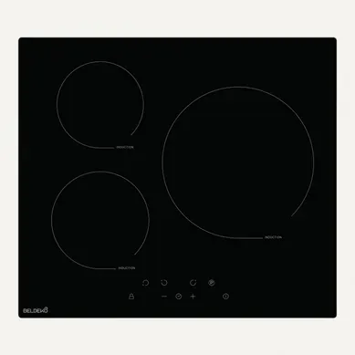 Plaque Induction 3 Feux 5800w Grand Feu 280 Mm - Marque Française Plaque Induction 3 Feux 5800w Grand Feu 280 Mm - Marque Française