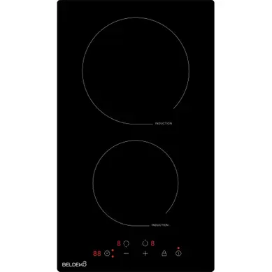 Beldeko Plaque Induction 2 Feux 3300w Tactile - Marque Française Beldeko Plaque Induction 2 Feux 3300w Tactile - Marque Française