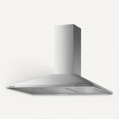 Beldeko Hotte Murale 90 Cm Inox 338 M3/h évac/recyclage - Marque Française Beldeko Hotte Murale 90 Cm Inox 338 M3/h évac/recyclage - Marque Française