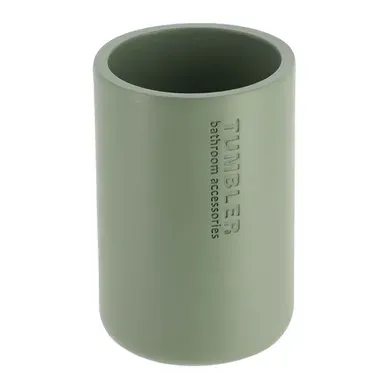 Gobelet salle de bain Kaki Gobelet salle de bain Kaki vue de face