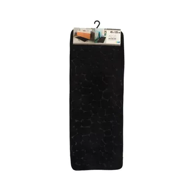 Tapis microfibre 45x120cm - Noir Tapis microfibre 45x120cm - Noir vue 3/4