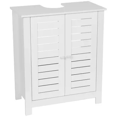 Meuble Sous Lavabo 2 Portes Blanc Santorin