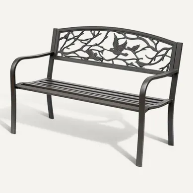 Banc 3 Places Birdy - 127l x 60l x 85h cm