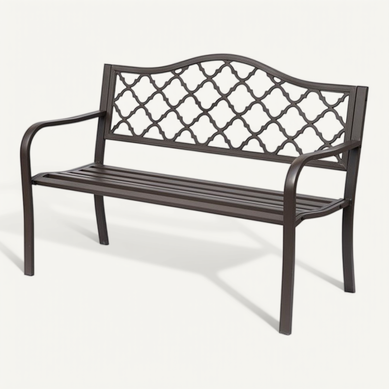 Banc 3 Places De Jardin Picpus Style Rural Noir