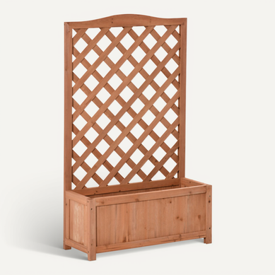 Jardinière Avec Treillis Terry Bois De Sapin