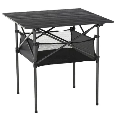 Table De Jardin Avec Filet De Rangement Joe Noire