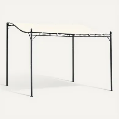 Pergola Auvent Enola Beige Et Noire