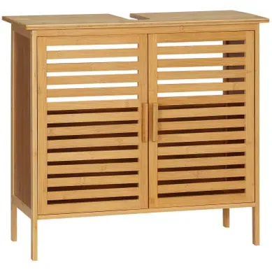 Meuble Sous-vasque Ara En Bambou Verni