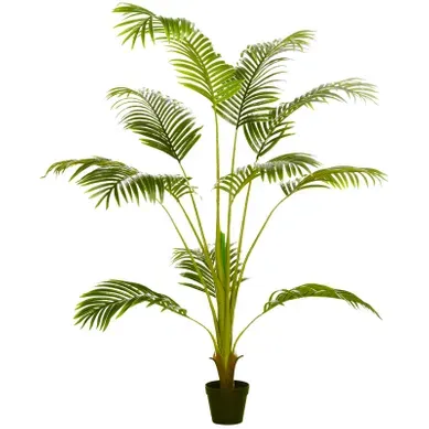 Palmier Artificiel Sanwei Kwai H. 170 Cm 11 Grandes Feuilles Avec Pot Palmier Artificiel Sanwei Kwai H. 170 Cm 11 Grandes Feuilles Avec Pot