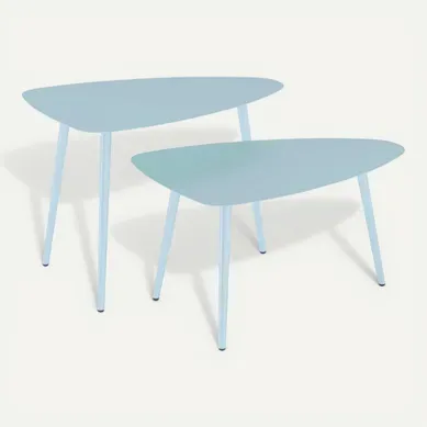 Tables Basses Gigognes De Jardin Sady Bleues Tables Basses Gigognes De Jardin Sady Bleues