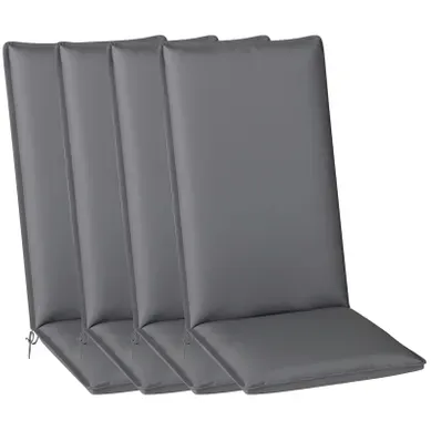 Lot 4 Coussin Foxmere Assise et Dossier Jardin Résistant Gris Anthracite Lot 4 Coussin Foxmere Assise et Dossier Jardin Résistant Gris Anthracite